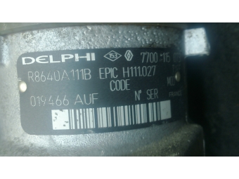 POMPA WTRYSKOWA RENAULT KANGOO 1.9 D R8640A111B