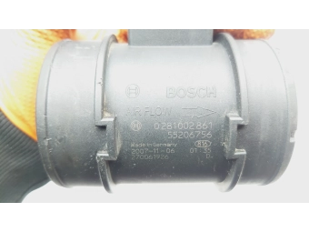 PRZEPŁYWOMIERZ POWIETRZA FIAT DOBLO, CROMA 1.9 JTD JTDM OPEL 1.9 0281002861