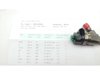 WTRYSKIWACZ BOSCH 0445110243 FIAT 1.9 JTDM OPEL 1.9 CDTI SAAB 1.9 TiD SPRAWDZONY
