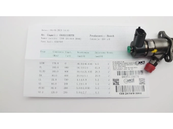 WTRYSKIWACZ BOSCH 0445110078 VOLVO S60, V70, S80, 2.4 D5 SPRAWDZONY