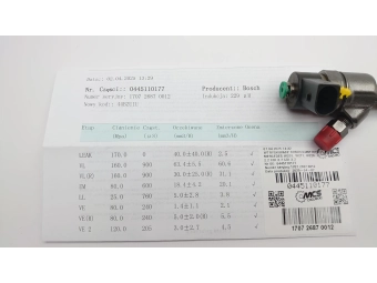 WTRYSKIWACZ BOSCH 0445110177 MERCEDES W203, W211, W220 2.2 CDI 2.7 CDI 3.2