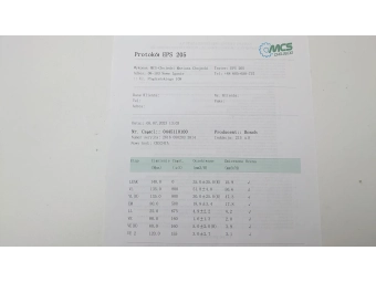 WTRYSKIWACZ BOSCH 0445110100 MERCEDES W203 2.2, 2.7 CDI