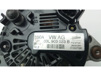 ALTERNATOR VALEO 180A VW SHARAN, PASSAT, ALHAMBRA SUPERB 2.0 TDI 03L903023B