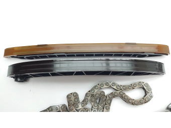 ROZRZĄD ZESTAW NAPINACZ ŁAŃCUCH ŚLIZGI KOŁO ZĘBATE RENAULT 2.0 DCI 130C11053R