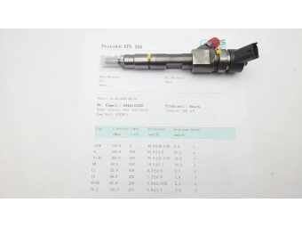 WTRYSKIWACZ BOSCH 0445110230 RENAULT MEGANE III 1.9 DCI SUZUKI 1.9DDiS TEST