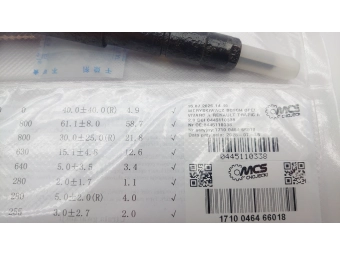 WTRYSKIWACZ BOSCH TRAFIC 2.0 DCI, VIVARO CDTI PRIMASTAR 0445110338 SPRAWDZ.