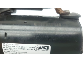 ROZRUSZNIK FIAT DOBLO, PUNTO 1.3 MULTIJET OPEL COMBO, ASTRA 1.3 51810307