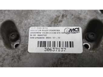 KOLEKTOR SSĄCY POKRYWA ZAWORÓW VOLVO 2.4 D5 V70 S80 S60 XC90 30637137