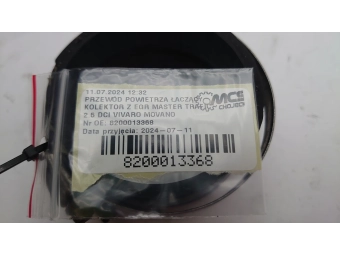 PRZEWÓD POWIETRZA ŁACZĄCY KOLEKTOR Z EGR 8200013368 MASTER TRAFIC 2.5 DCI VIVARO MOVANO