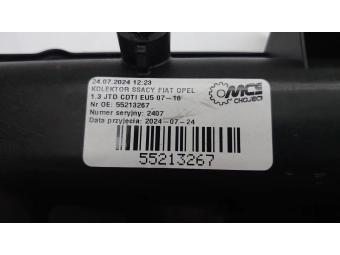 KOLEKTOR SSACY FIAT OPEL 1.3 JTD CDTI EURO 5 07-16 55213267