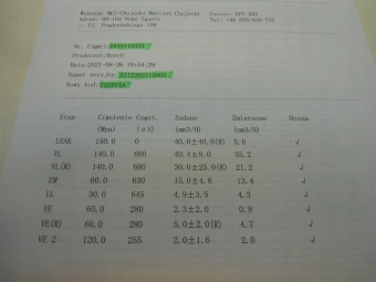 WTRYSKIWACZE CHEVROLET AVEO 1.3 0445110325 SPRAWDZ