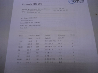 WTRYSKIWACZE KIA SORENTO 2.5 0445110186 SPRAWDZONE