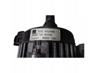 ALTERNATOR 100A OPEL ASTRA MERIVA ZAFIRA 1.7 CDTI 8980311541