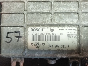 STEROWNIK SILNIKA BOSH 0261203591/592 VW , AUDI