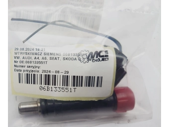 WTRYSKIWACZ SIEMENS 06B133551T VW, AUDI, A4, A6, SEAT, SKODA 2.0 20V, 1.8T