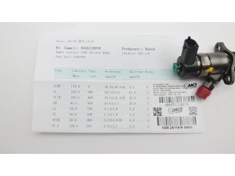 WTRYSKIWACZ BOSCH 0445110078 VOLVO S60, V70, S80, 2.4 D5 SPRAWDZONY