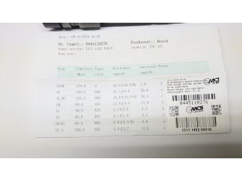 WTRYSKIWACZ BOSCH 0445110276 OPEL ASTRA, VECTRA, ZAFIRA 1.9 CDTI SAAB TEST